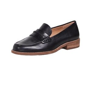 Madewell Elinor Black Leather Loafer 7.5